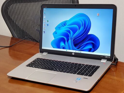 HP 巨大17インチ/フルHD/グラフィックボード JW-CAD【win10+win11 起動7秒 CPUスコア5362】i7 新品SSD512GB office ハイエンドノートPC