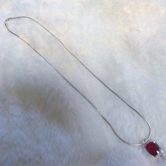 Ruby silver ネックレス silver 925 ルビー刻印2.43ct
