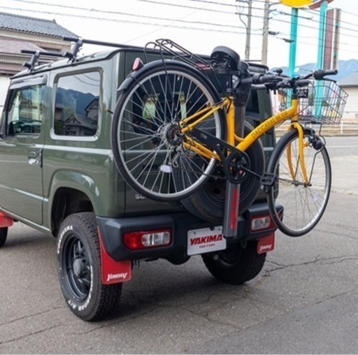 YAKIMA ヤキマ サイクルキャリア スペアライド 2台積載 ジムニー JB23 JB64 JB74 背面スペアタイヤ取付