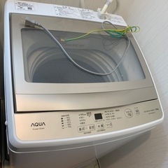 洗濯機 AQUA 【お譲り先決まりました】