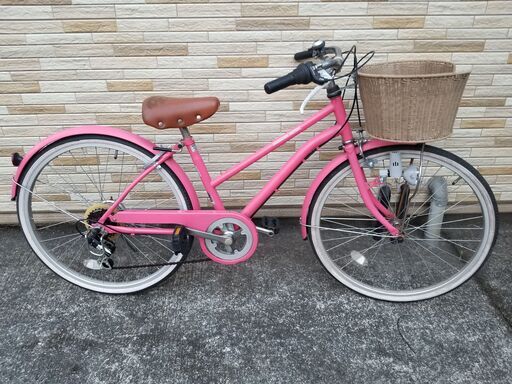 中古自転車 6段変速 24インチ ブロックダイナモ 軽整備済み 防犯登録対応 町田市 相模原市 MM142