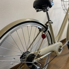 【美品】ママチャリ自転車27インチシマノ変速6段