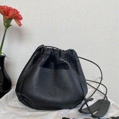 ■JIL SANDER ドローストリングクロスボディバッグ