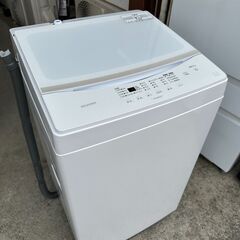 【動作保証あり】IRIS OHYAMA アイリスオーヤマ 2021年 IAW-T605WL 6.0kg 洗濯機 ガラスフタ【管理KRS649】