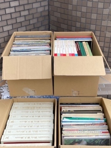 ◎お値下げしました‼️ 【断捨離中】 早い者勝ち‼️ レコード LP 4箱 200枚以上 大放出 まとめ売り 大量 ジャンク品 JAZZ ジャズ ビートルズ モーツァルト ベートーベン カーペンターズ 他 まとめて