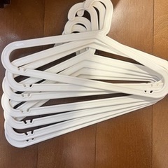 【美品】IKEA ハンガー　白　プラスチック