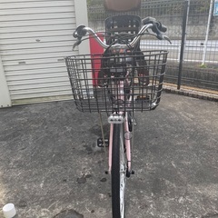 ブリジストン電動アシスト自転車 ヘッドレスト付きチャイルドシート