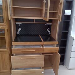 ☆ジモティ割あり☆ レンジボード 木目調 W103.5×D47×H180