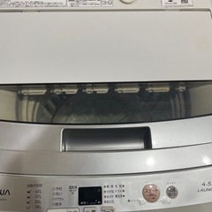 アクア　洗濯機　4.5kg