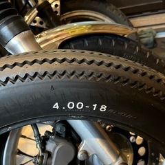 バイク　タイヤ　SR400 Loadstar TIRE ビンテージタイヤ　中古