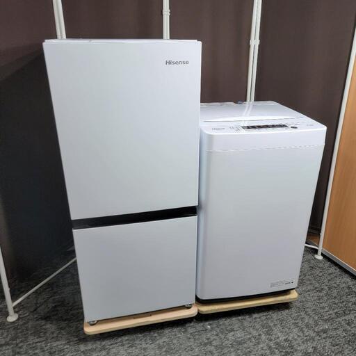 ‍♂️r売約済み‼️配送設置は無料‼️最新2022\u002621年製✨人気のホワイトカラー✨Hisense 家電セット