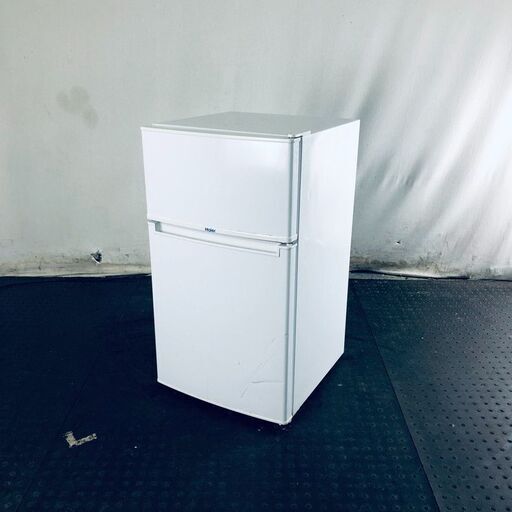 ID:rg218248 ハイアール Haier 冷蔵庫 一人暮らし 中古 2017年製 2ドア 85L ホワイト 直冷式 右開き JR-N85A  【リユース品：状態B】【送料無料】【設置費用無料】