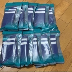 激安　新品未使用　ジュニアソックス　青10足　サッカー　フットサ...