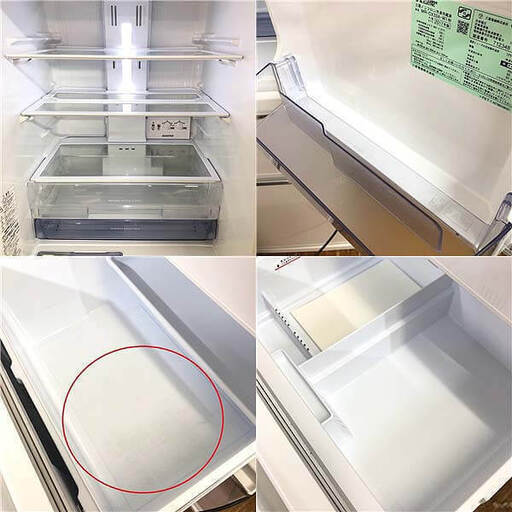 ss6046 冷蔵庫 330L 三菱 MR-CX33A-W パールホワイト 3ドア 右開き