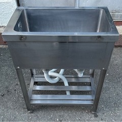 業務用 1槽シンク 幅600×奥350×高さ795(mm) 横型シンク 流し台 一層シンク 一層 1層 一槽 厨房 店舗用品 厨房機器 大阪発