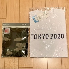 ユニクロ ヒートテック タイツ M ＋ 東京 オリンピック Tシ...