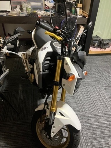 商談中ホンダ　グロム美品！室内保管！ 商談中ホンダ グロム美品！室内保管！ HONDA グロム「バイクを宿舎に