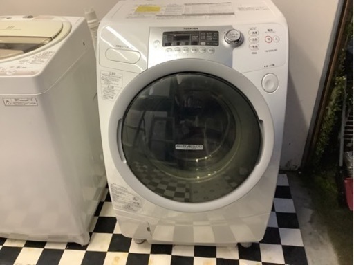 【リサイクルサービス八光】2010年製　東芝　ななめ型ドラム式洗濯乾燥機（9.0kg）TW-G500L-W