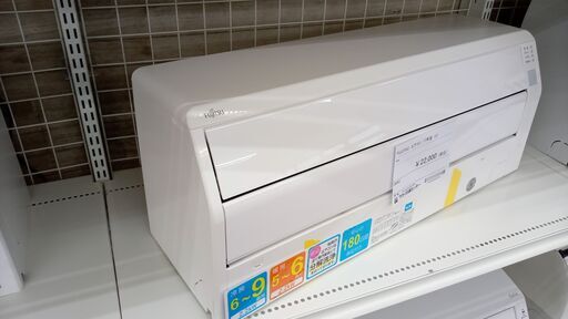 ★ジモティ割あり★ FUJITSU ルームエアコン AS-C22G-W 2.2kw 17年製 室内機分解洗浄済み TJ4313