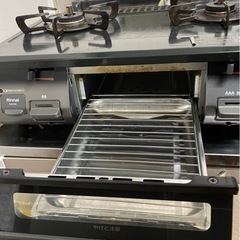 お得⭐︎リンナイ ガステーブル 幅約60cm 片面焼グリル プッシュ点火 右強火力 プロパン用 ブラック KG67BKR/LP