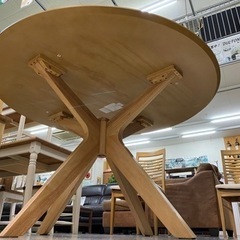 愛品館 江戸川店 ダイニングセット】NITORI（ニトリ）円卓ダイニング 