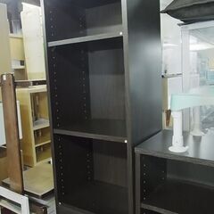 【27】3段カラーボックス　カラーBOX　濃茶　収納棚　本棚　①