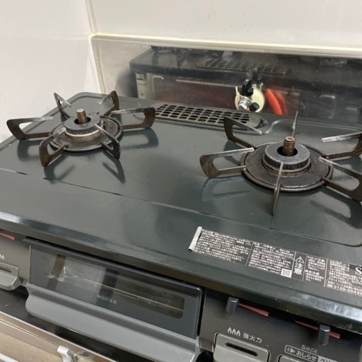 お得⭐︎リンナイ ガステーブル 幅約60cm 片面焼グリル プッシュ点火 右強火力 プロパン用 ブラック KG67BKR/LP