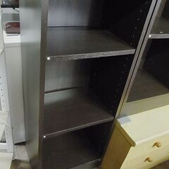 【27】3段カラーボックス　カラーBOX　濃茶　収納棚　本棚　②