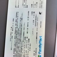 2/23 巨人vs阪神　オープン戦チケット