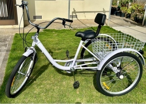 新品✨大型三輪自転車6速ギア付き！