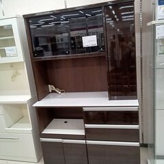 ★ジモティ割あり★  レンジボード ブラウン W116×D50×...