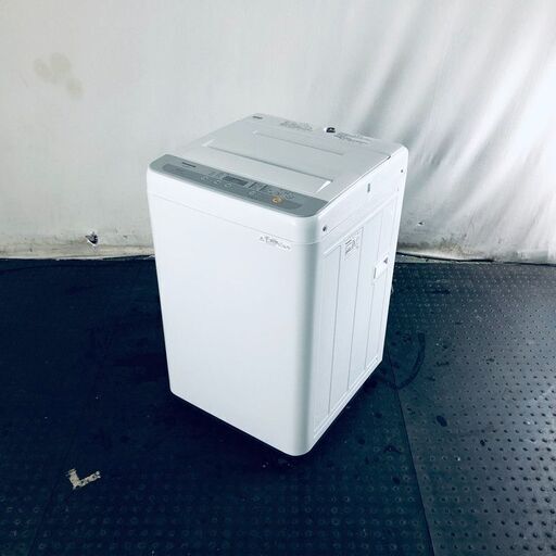 ID:sd25335 パナソニック Panasonic 洗濯機 一人暮らし 中古 2018年製 全自動洗濯機 5.0kg シルバー 送風 乾燥機能付き NA-F50B11  【リユース品：状態A】【送料無料】【設置費用無料】
