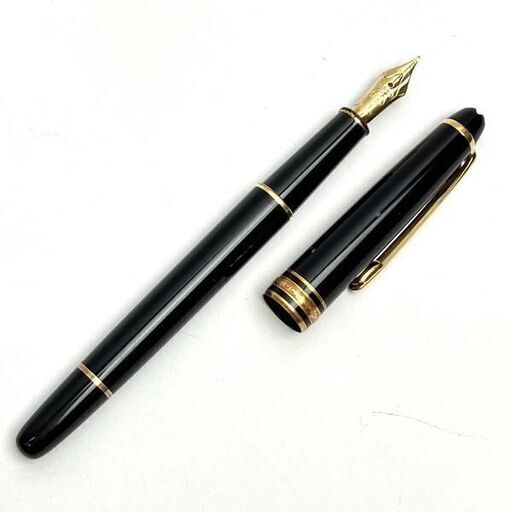 【中古品】モンブラン MONTBLANC マイスターシュテュック 万年筆 ペン先14K 筆記用具 ブランド品 ※インク無し 現状お渡し