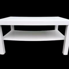決定【ジ0221-56】IKEA ローテーブル 収納板付き 長さ...
