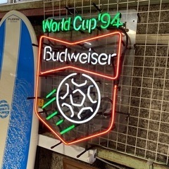 《インテリア》バドワイザー看板　W杯94年バージョン