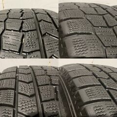 【DUNLOP WM02 195/65R15】スタッドレス【A-TECH SCHNEIDER 15インチ 6J5HPCD114.3+45】20年製 アイシス ヴォクシー ノア等　(MTQ152) クレジットカード QRコード決済可能