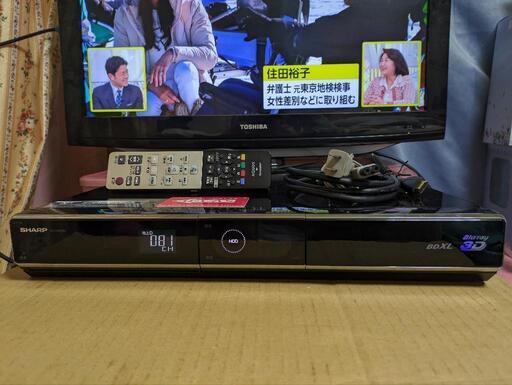購入希望あります！SHARPブルーレイレコーダー BD-HDW65とW1700とテレビとセットです。