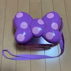 ディズニー　ポップコーンバケット　ミニー　紫