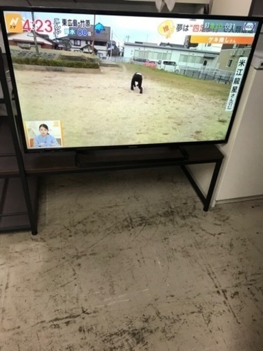 k2402-595 Panasonic 液晶テレビ TH-43E300 43インチ 2017年製 リモコン付き 動作確認済み キズ汚れ有り