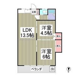 ｟2LDK｠💙フリーレント1ヶ月❕敷＆礼０❕東大和市❕追い炊き機...