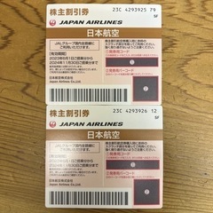 JAL 株主優待券　２枚セット　