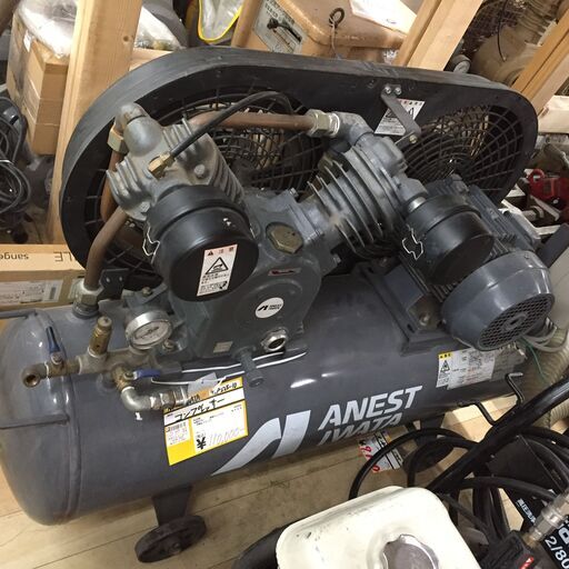【中古】【店頭引取限定】　ANEST IWATA 　TLP22E-10　コンプレッサー 110,000円
