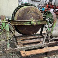 長崎発　モルタルミキサー　トンボ　2.5 ポットミキサー　コンクリート　実働品　現状