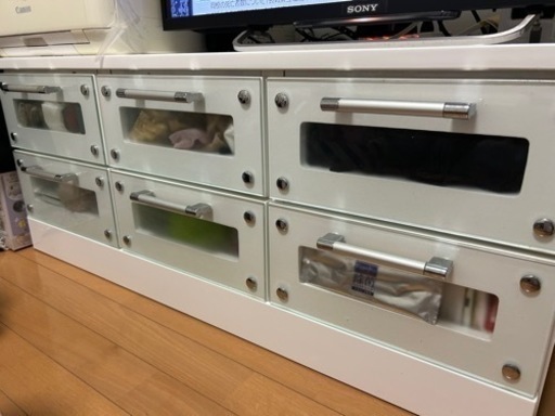 【中古品】テレビ台　幅123cm×奥行き40cm×高さ43cm