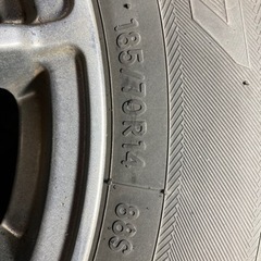 サマータイヤ アルミホイール 4本セット 185/70R14 フリードに使用