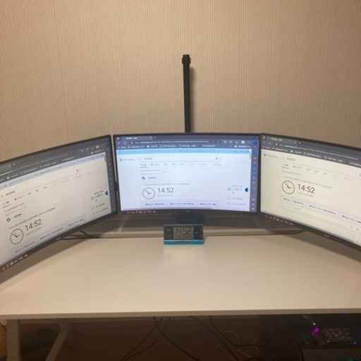 ゲーミングモニターセット　27インチ　モニターアーム　愛知