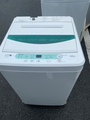 福岡市内配送設置無料　ヤマダ電機オリジナル　全自動電気洗濯機　(4.5kg) HerbRelax YWM-T45A1(W