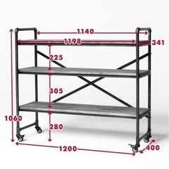 綺麗 ニコアンド 棚 アイアン 木製シェルフ