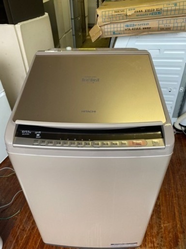 北九州市内配送無料　保証付き　BW-DV100C 縦型洗濯乾燥機 ビートウォッシュ シャンパン [洗濯10.0kg /乾燥5.5kg /ヒーター乾燥(水冷・除湿タイプ) /上開き]