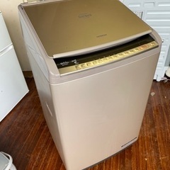 北九州市内配送無料　保証付き BW-DV100C 縦型洗濯乾燥機 ビートウォッシュ シャンパン [洗濯10.0kg /乾燥5.5kg /ヒーター乾燥 北九州市内配送無料 保証付き BW-DV100C 縦型洗濯乾燥機 ビートウォッシュ